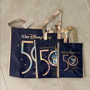 Walt Disney World 50th anniversary Tote Bag Set
